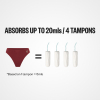 West Ham Modibodi Seam-free Hi Waist Thong