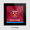 West Ham Personalised Glass Coaster
