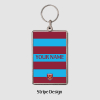 West Ham Personalised Metal Keyring