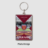 West Ham Personalised Metal Keyring