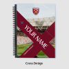 West Ham Personalised 6X8 Notebook