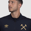 West Ham 25/26 Adults Navy Pre-Match Midlayer Top