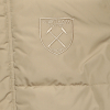 West Ham United Natural Padded Bench Coat - Adults