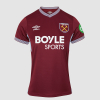 West Ham 25/26 Womens Short Sleeve Home Shirt 
