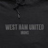 West Ham United Black Hoodie - Adults