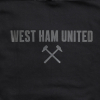 West Ham United Black Hoodie - Adults