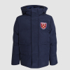West Ham United Navy Padded Jacket - Junior