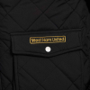 Adults Black Quilted Jacket