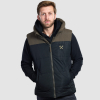 Adults Black/Khaki Hooded Gilet