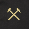 Adults Gold Embroidered Cross Hammers Hoodie 