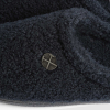Mens Navy Borg Mule Slippers