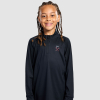 West Ham Junior Black 1/4 Zip Top