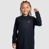 West Ham Junior Black 1/4 Zip Top