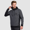 Mens Charcoal/Black Hoodie
