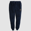 Womens Navy Fluffy Pyjamas