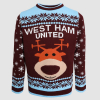 Adults Reindeer Pom Pom Christmas Jumper