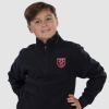 Club Classics - Junior Black Quarter Zip Fleece