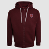 Club Classics - Adults Claret Full Zip Hoodie