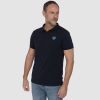 Adults Navy Embroidered Crest Polo