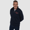 Adults Navy WHU Quarter Zip Sweat Top