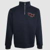 Adults Navy WHU Quarter Zip Sweat Top