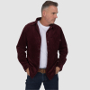 Adults Claret Corduroy Overshirt