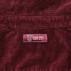 Adults Claret Corduroy Overshirt