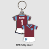 West Ham Personalised Sports Keyring