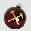 West Ham 10cm Bauble