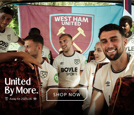 Official West Ham United Store - buy West Ham Kit Online