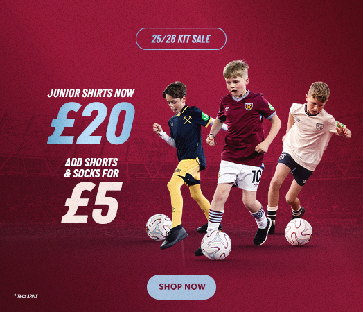 Official West Ham United Store - buy West Ham Kit Online