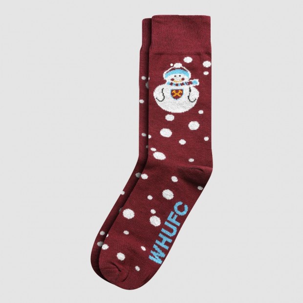 West Ham Junior Snowman Socks