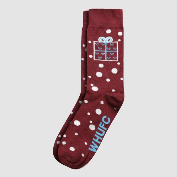 West Ham Junior Christmas Present Socks