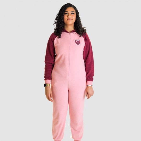 West Ham Womens Pink All In One
