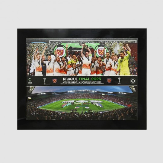 UEFA 8X6 Tempered Glass Trophy Lift/Line Up Print