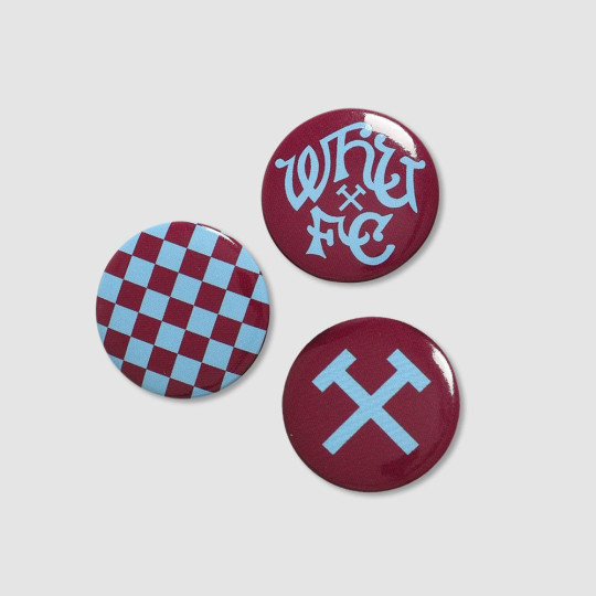 West Ham SKA Button Badge Set