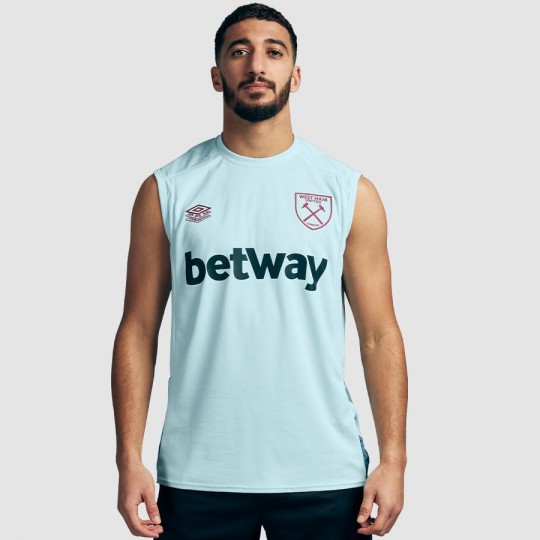 West Ham Adults Sleeveless Jersey - Sponsored