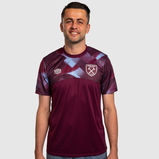 West Ham 22/23 Adults Warm Up Jersey - Unsponsored
