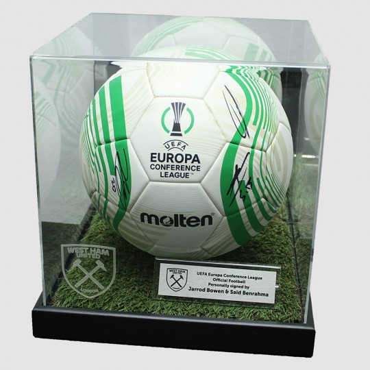 Signed shops football