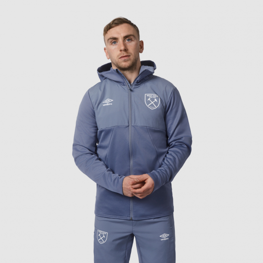 West Ham United 2024/25 Hooded Training Jacket – Official Umbro