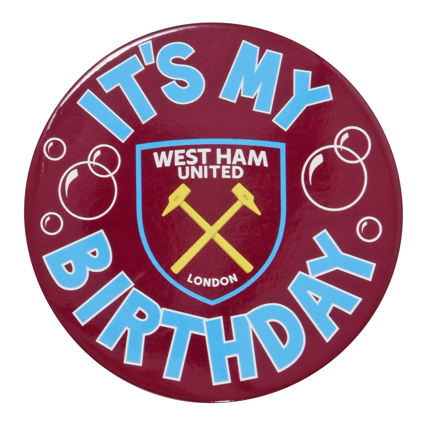 West Ham Birthday Badge