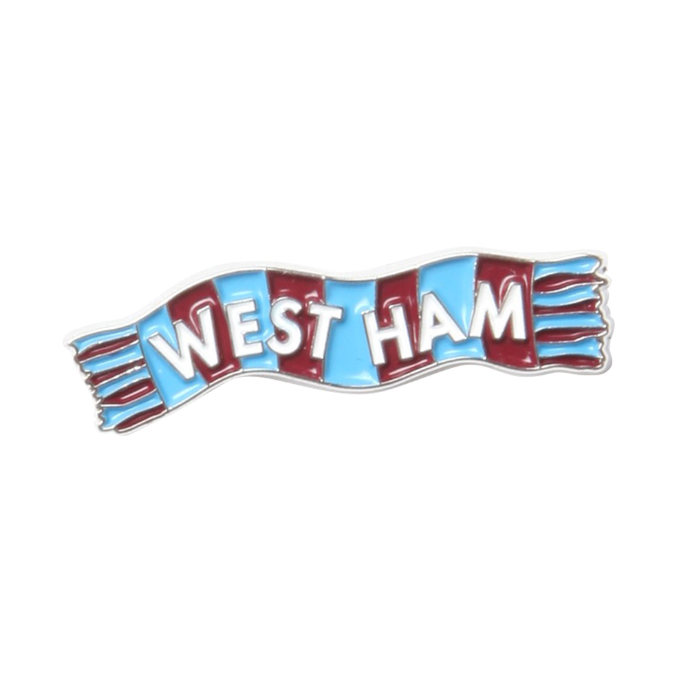 West Ham Scarf Crest Pin Badge