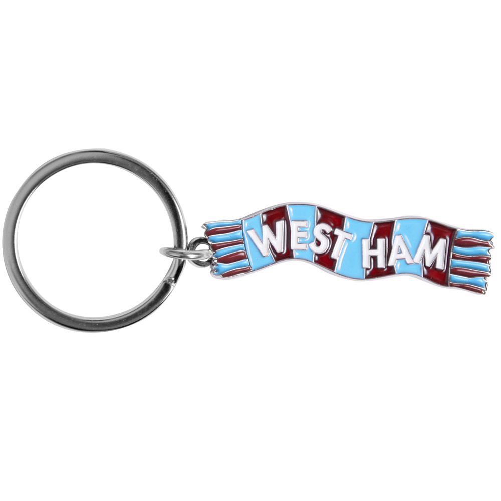 West Ham Scarf Crest Keyring