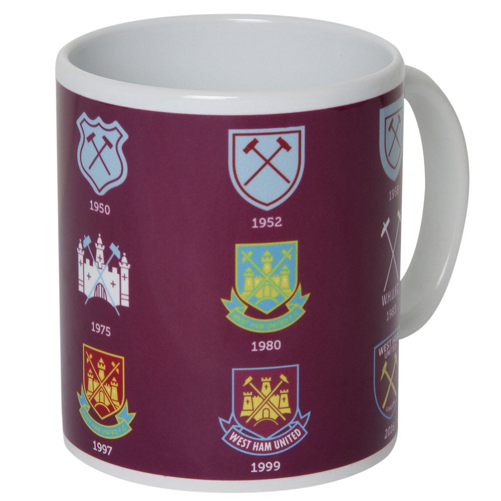 West Ham Crest History Mug