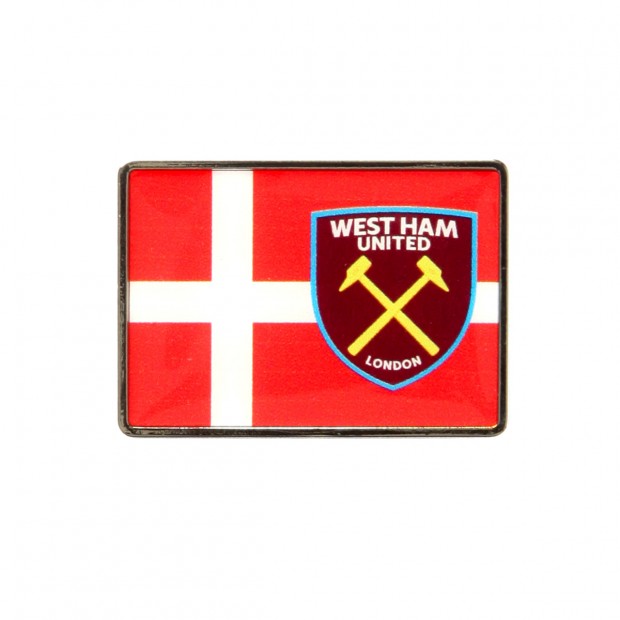 Denmark Flag/Crest Pin Badge