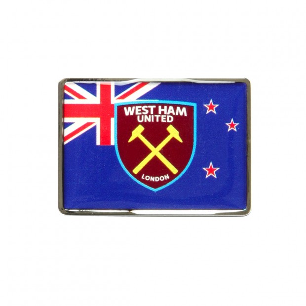 New Zealand Flag/Crest Pin Badge