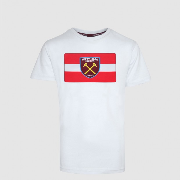 2418 - White Austria  Flag/Crest T-Shirt