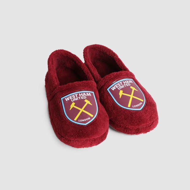 West Ham Junior Crest Slippers