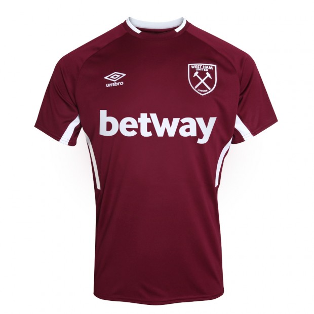 Camisa Pré-jogo Casa West Ham United 2025-26
