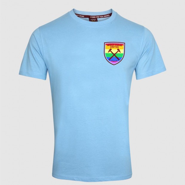 2425 - Sky Rainbow Pride Crest T-Shirt